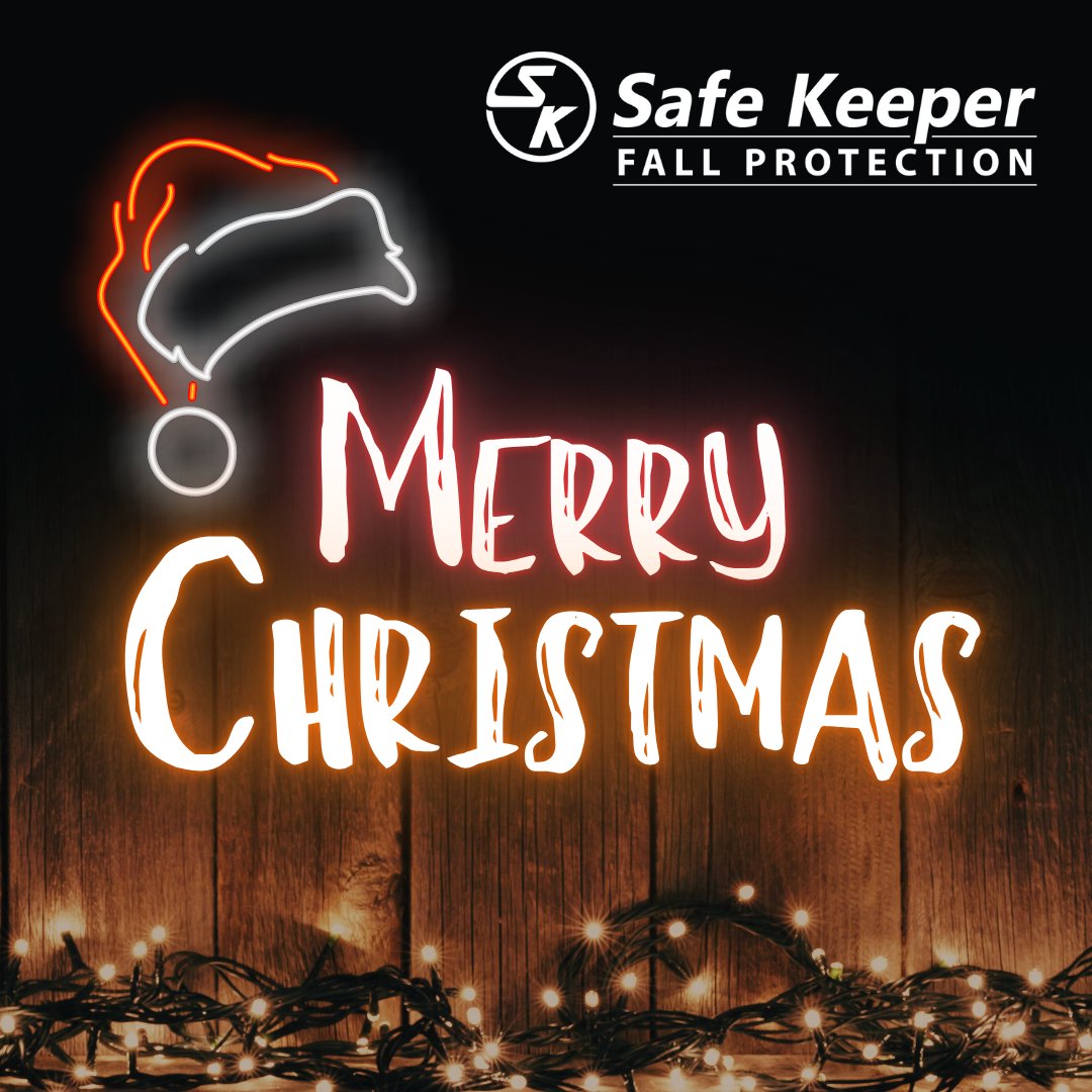 SafeKeeperSafe's tweet photo. Have a Safe and Happy Holiday!

#HappyHolidays #HolidaySeason #SafeKeeper #FallProtection https://t.co/FFBGcPJUan