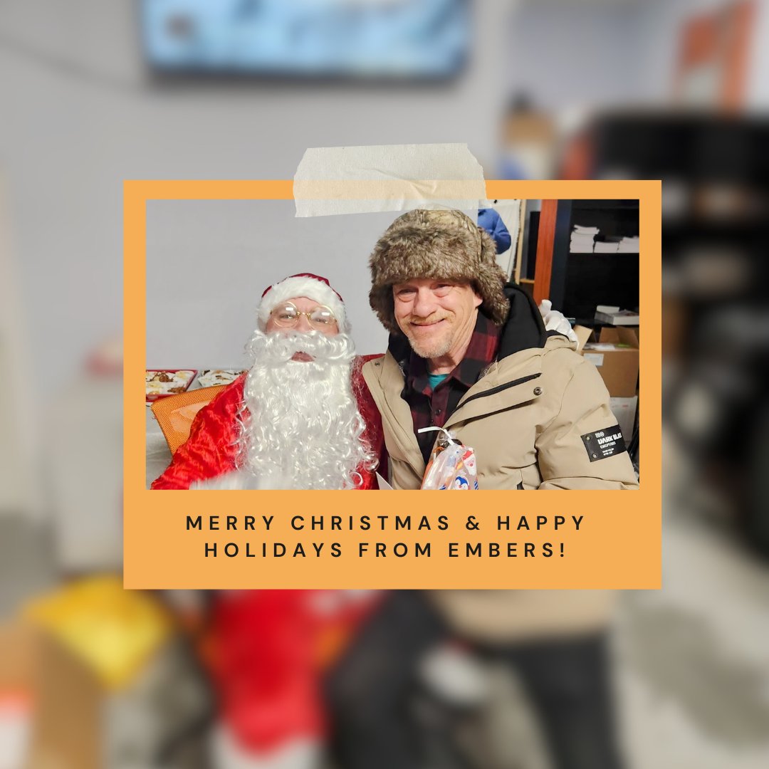 Merry Christmas &amp; Happy Holidays from the EMBERS family 🧡🎉🎅