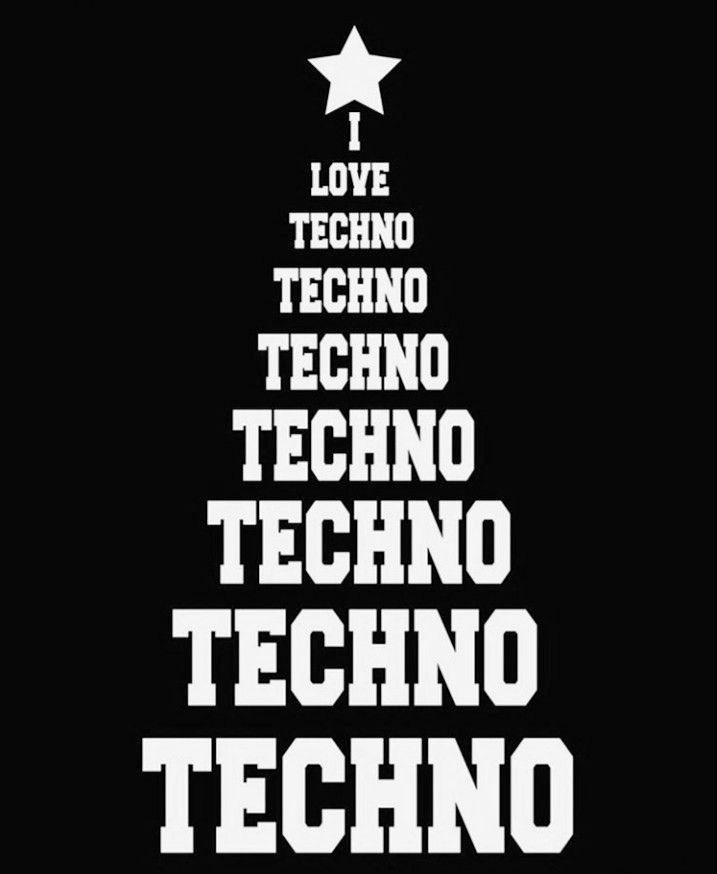 Merry Techno Christmas Fam! 🖤🎶