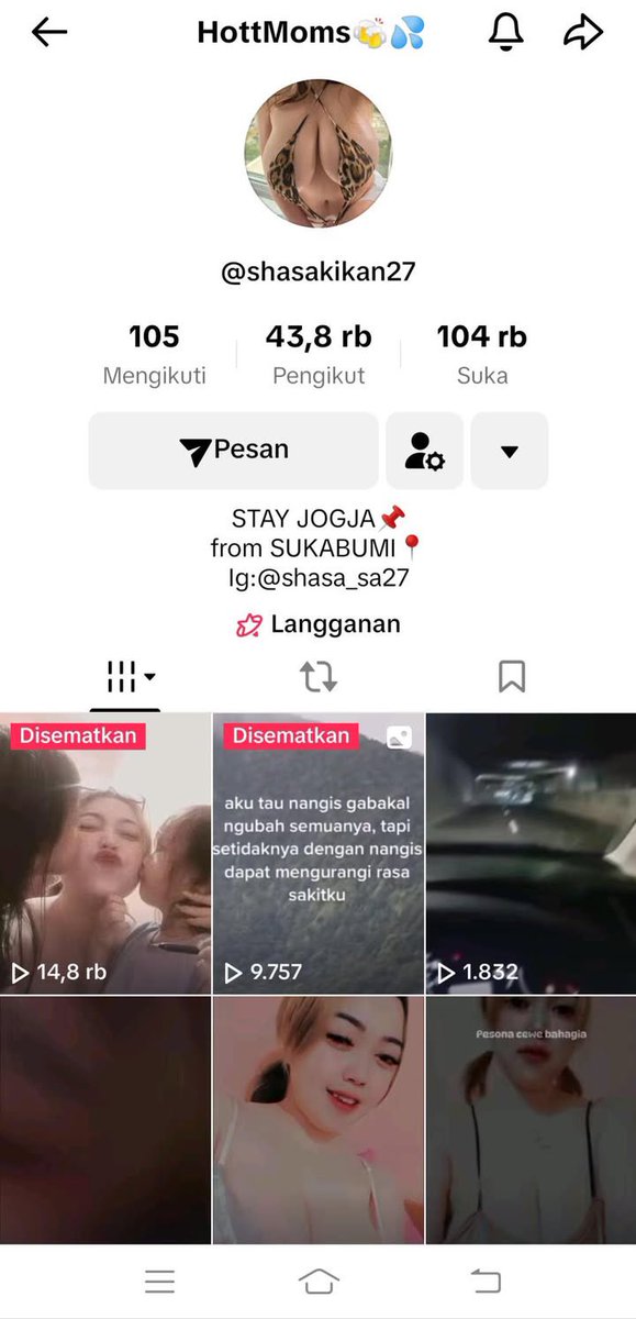 pouvlt's tweet photo. Seleb tiktok jogja yang kesebar dijebak 

♨️
https://t.co/2cIQ5AJ3EZ
https://t.co/N0B4s4q8RG
https://t.co/NDKYKkiC2M
https://t.co/d0I066RBDC

Full koleksi
https://t.co/qX9HAYBMyZ https://t.co/LYWgYIsX1E