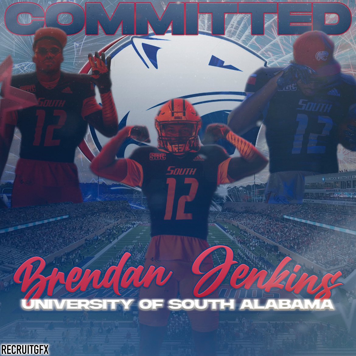 brendan jenkins (@bmjenkins13) on Twitter photo New beginnings, New opportunities!!
<a href="/SouthAlabamaFB/">South Alabama Football 🏈</a> <a href="/CoachApplewhite/">Major Applewhite</a>
<a href="/CoachPPetrino/">Paul Petrino</a> New beginnings, New opportunities!!
<a href="/SouthAlabamaFB/">South Alabama Football 🏈</a> <a href="/CoachApplewhite/">Major Applewhite</a>
<a href="/CoachPPetrino/">Paul Petrino</a>