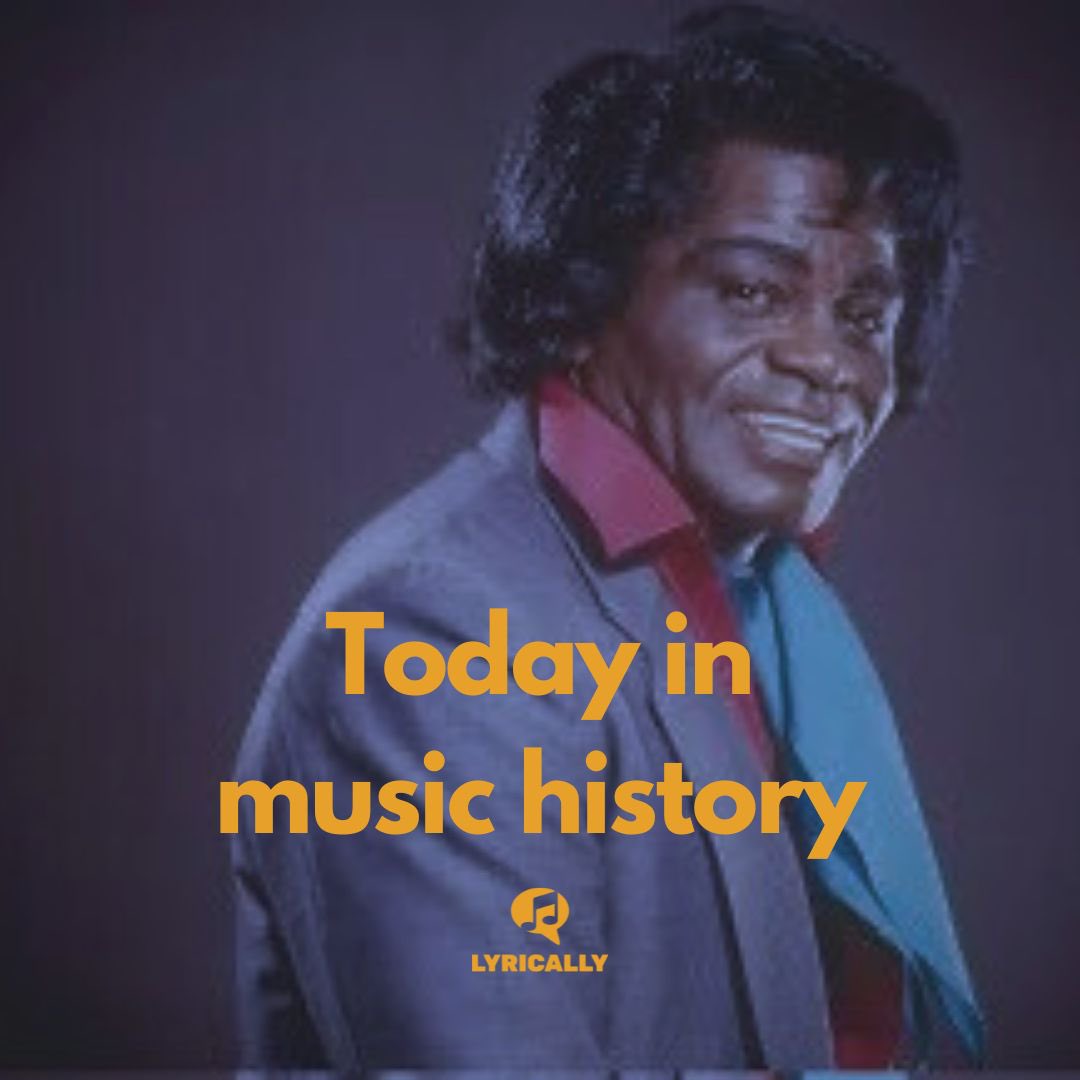 lyricallygames's tweet photo. Today in Music History: On Dec. 25, 2006, James Brown, the Godfather of Soul, passed away. Known for massive songs like I Got You (I Feel Good) and Papa’s Got a Brand New Bag, he redefined funk and soul music. #jamesbrown #lyricallygames https://t.co/GSw5YsiESZ
