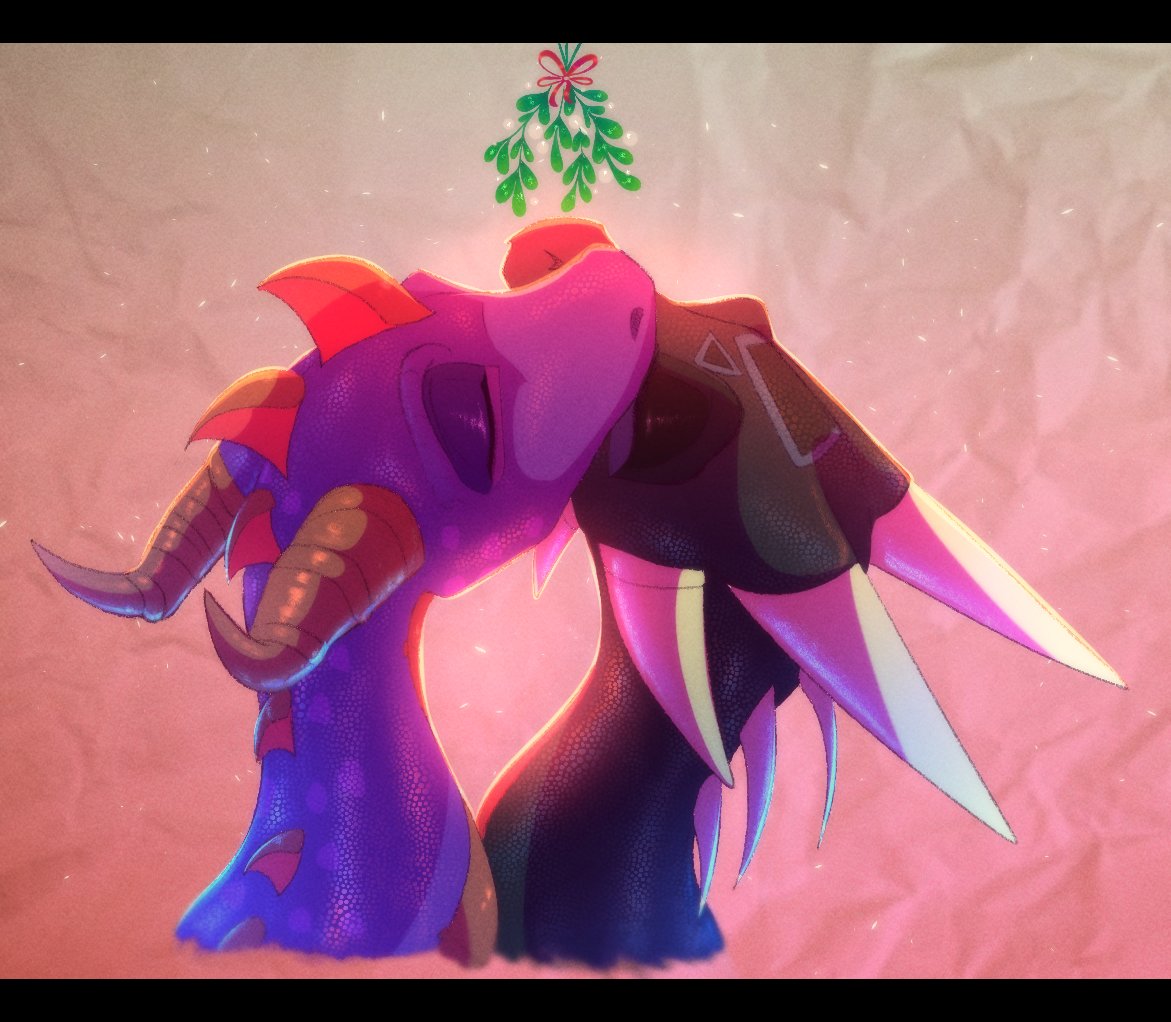 PlagueDogs123's tweet image. Mistletoe 💜🖤
#cynder #spyro #spyrothedragon #tlos