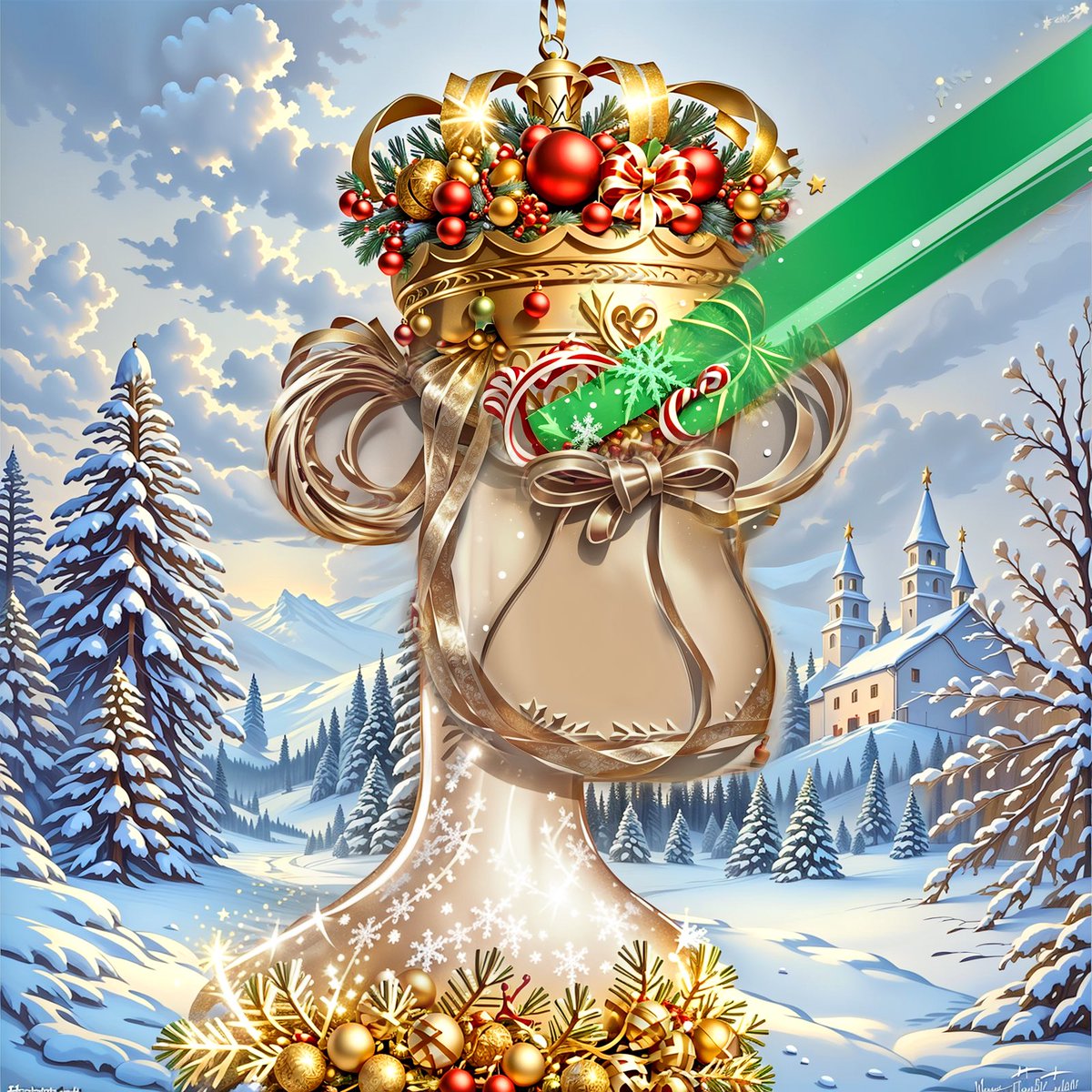 One wondrous Christmas morning the Aipes awoke to the chill musings of the Winter King. With the afterglow of champagne supernovae in the sky above Badrutt’s Palace the fresh powder beckoned them to explore the wicked slopes! Have a Merry Christmas! Santa loves you! 🎄🦞🎄