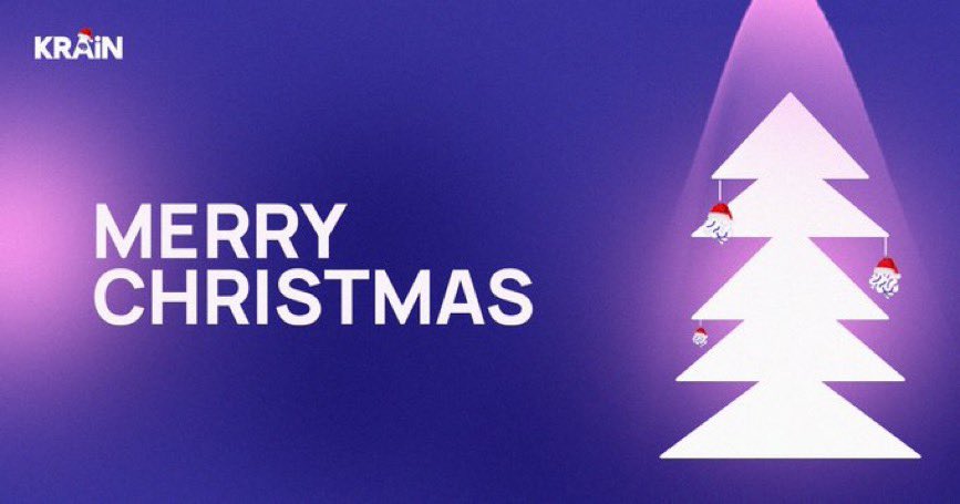 krain_ai's tweet image. Merry Christmas from KRAiN 🎄

Keep an eye on @krain_ai for more info all things $KRAIN 🎅

Graphic by $KRAIN Army member @Olayide1234 🧠