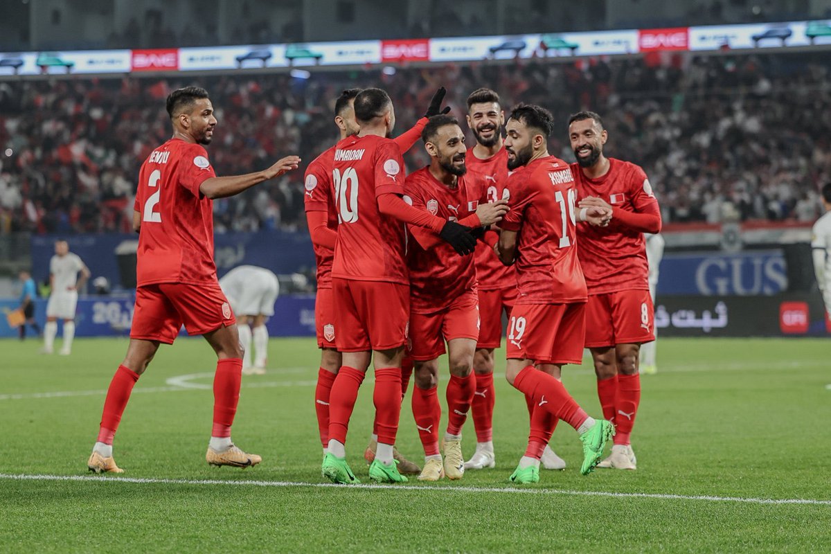 ألف مبروك لرجال منتخبنا الوطني التأهل للدور الثاني، فعلاً أنتم فخر الوطن واثبتوا انكم #منتخب_العائلة الواحدة بـ روحكم القتالية والاداء الرجولي على أرض الملعب، واصلوا الإبداع ونحن خلفكم دائمًا يا رجال ♥️

#المنتخب_البحريني
#هاتووه 🏆
#خليجي_زين26
#البحرين_العراق