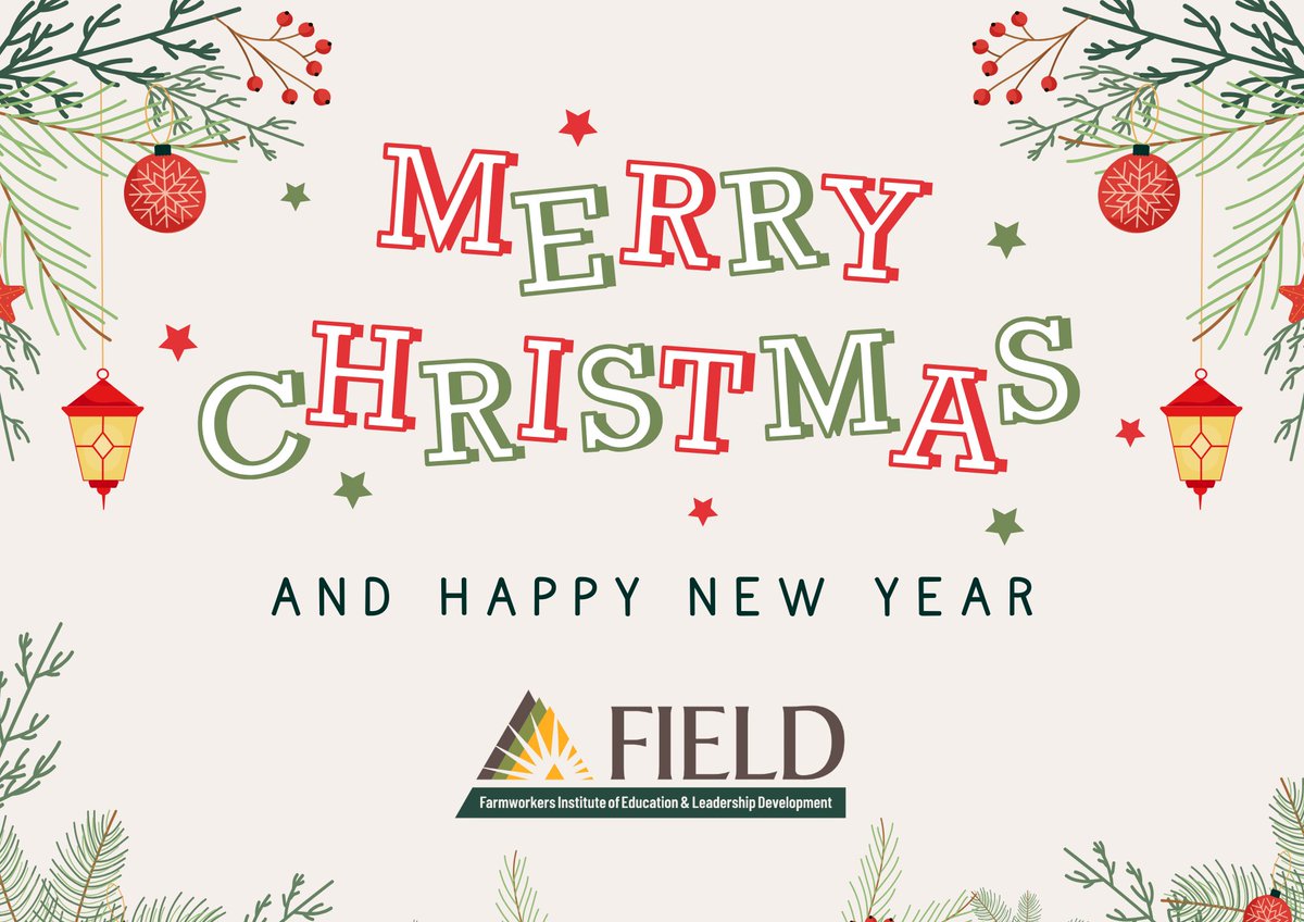 Happy Holidays from all of us at FIELD!