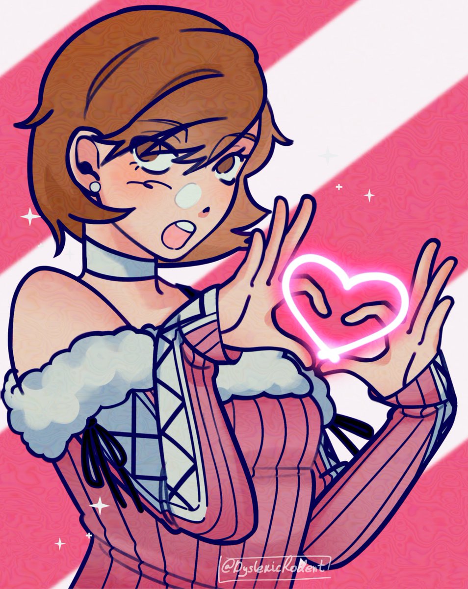 DyslexicRodent's tweet image. JOLLY HOLIDAYS EVERYONE from the Lovers Arcana!! 🩷🎄 #P3R #P4G #P5R