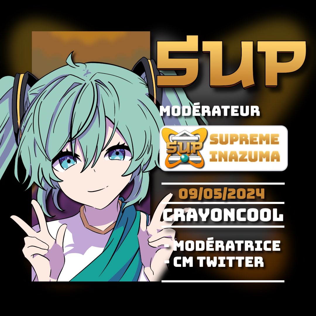 SUPREME INAZUMA Officiel tweet media