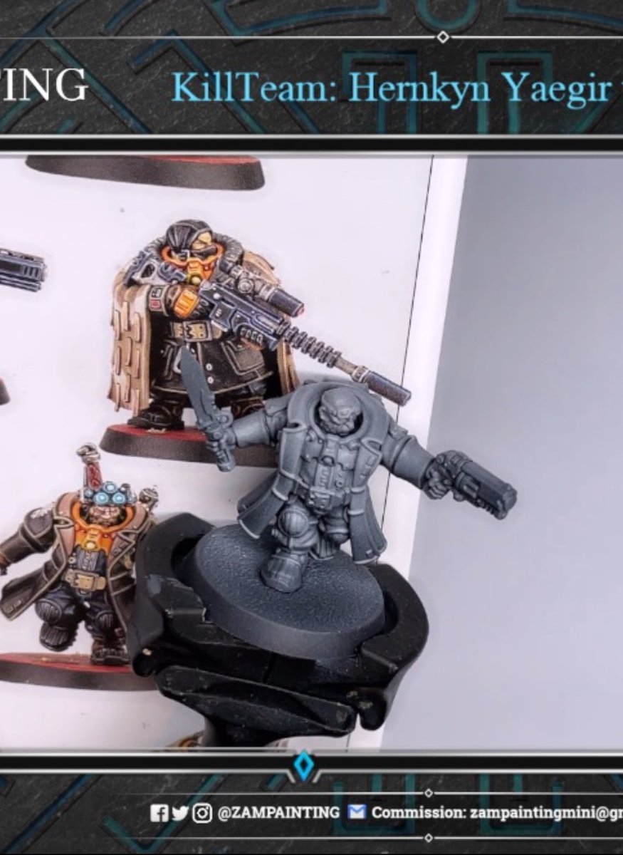 Going for a Holiday stream! painting killteam model from my Hernkyn Yaegir! 🎄🎄 Join on twitch.tv/zamtvplus 🥳 🇫🇷 🇬🇧