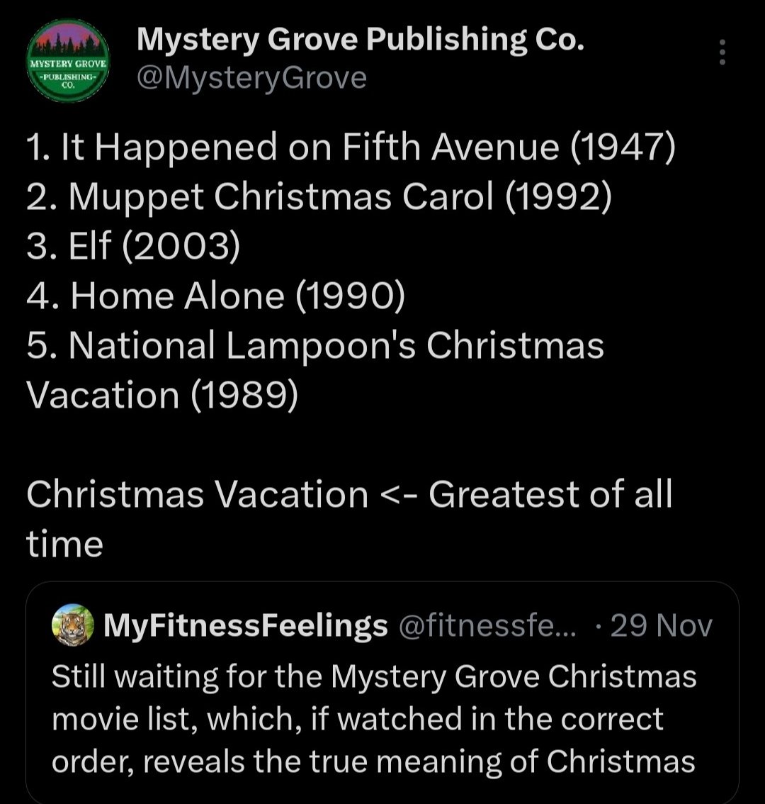Forgotten Mystery Grove tweet media