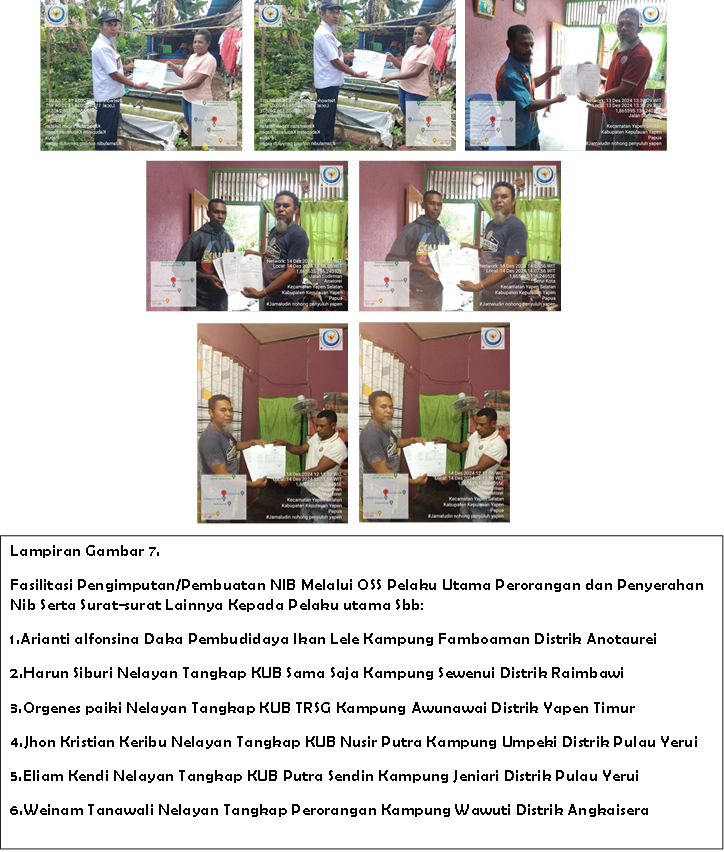 JAMALUDINNOHON2's tweet photo. jumat(06/12/2024),jamaludin nohong luhkan yapen,wilker distrik teluk ampimoi,melaporkan fasilitasi pengimputan/pembuatan NIB kepada pelaku utama nelayan dan pembudidaya sebanyak 8 orang pada wilker
#iumk
#Luhlapor
@kkpgoid
@bppsdm_kp https://t.co/IZaT0L7Ulo