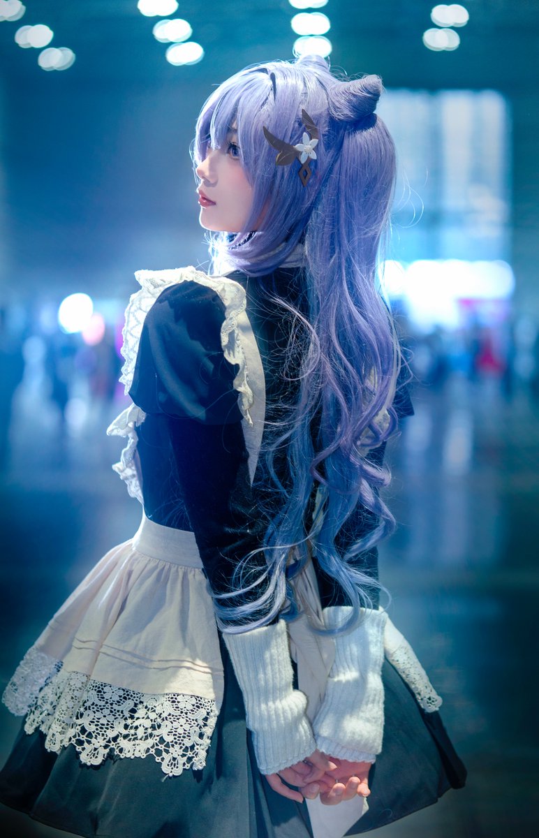 yolanda315732's tweet image. #Genshinlmpact #cosplay #keqing 
第一次尝试🩵