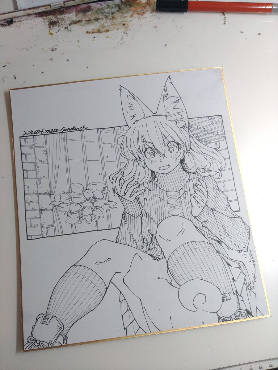 アネ線画 