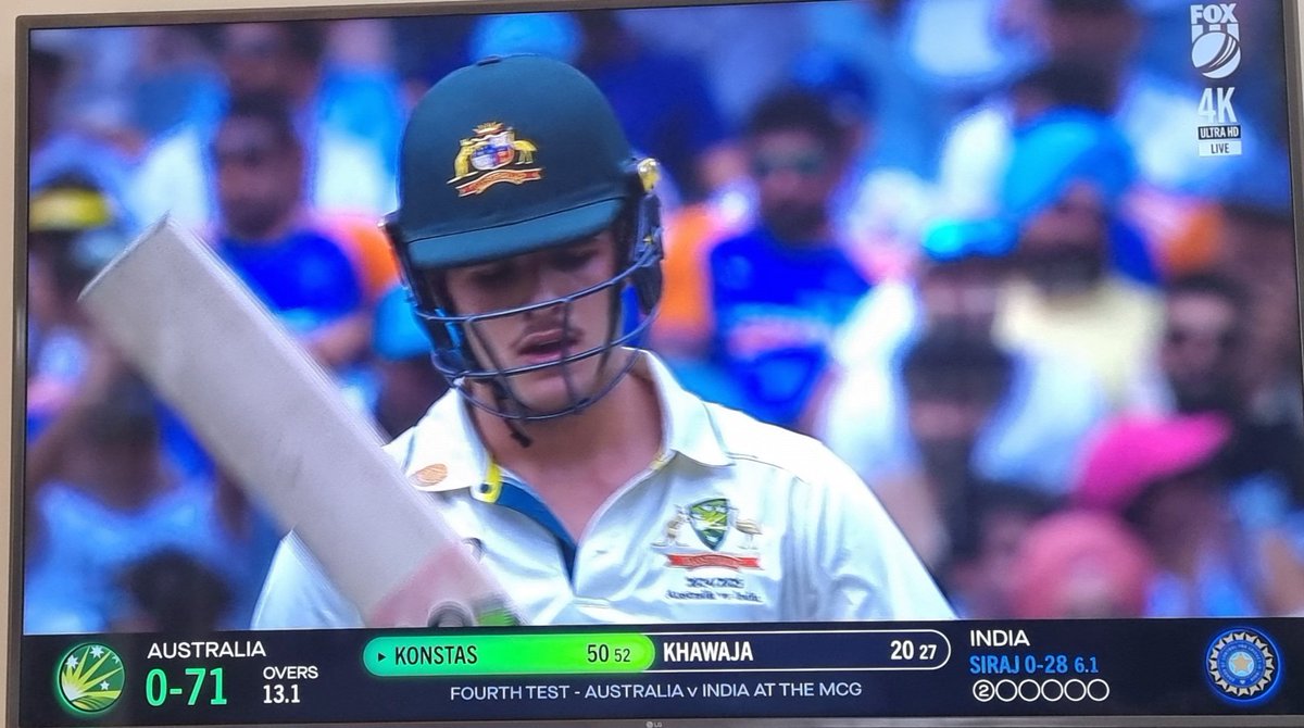 We are watching something special here..  where were you when Konstas debuted?

#BoxingDayTest 
#BoxingDay
#ausvind