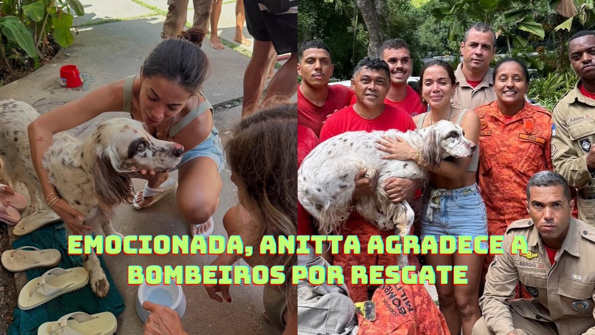 ivanicefzenda13's tweet photo. 🚨 Aos prantos, Anitta agradece aos bombeiros resgate de seu cachorro, Charlie após se esconder...

ASSISTA: https://t.co/1vkAlyiqRT 

brics blue ivy neymar pedro pascal #maniadevraoce Felipe Neto za Laurinha #BeyonceBowl Cazaquistão https://t.co/f7cvZQV570