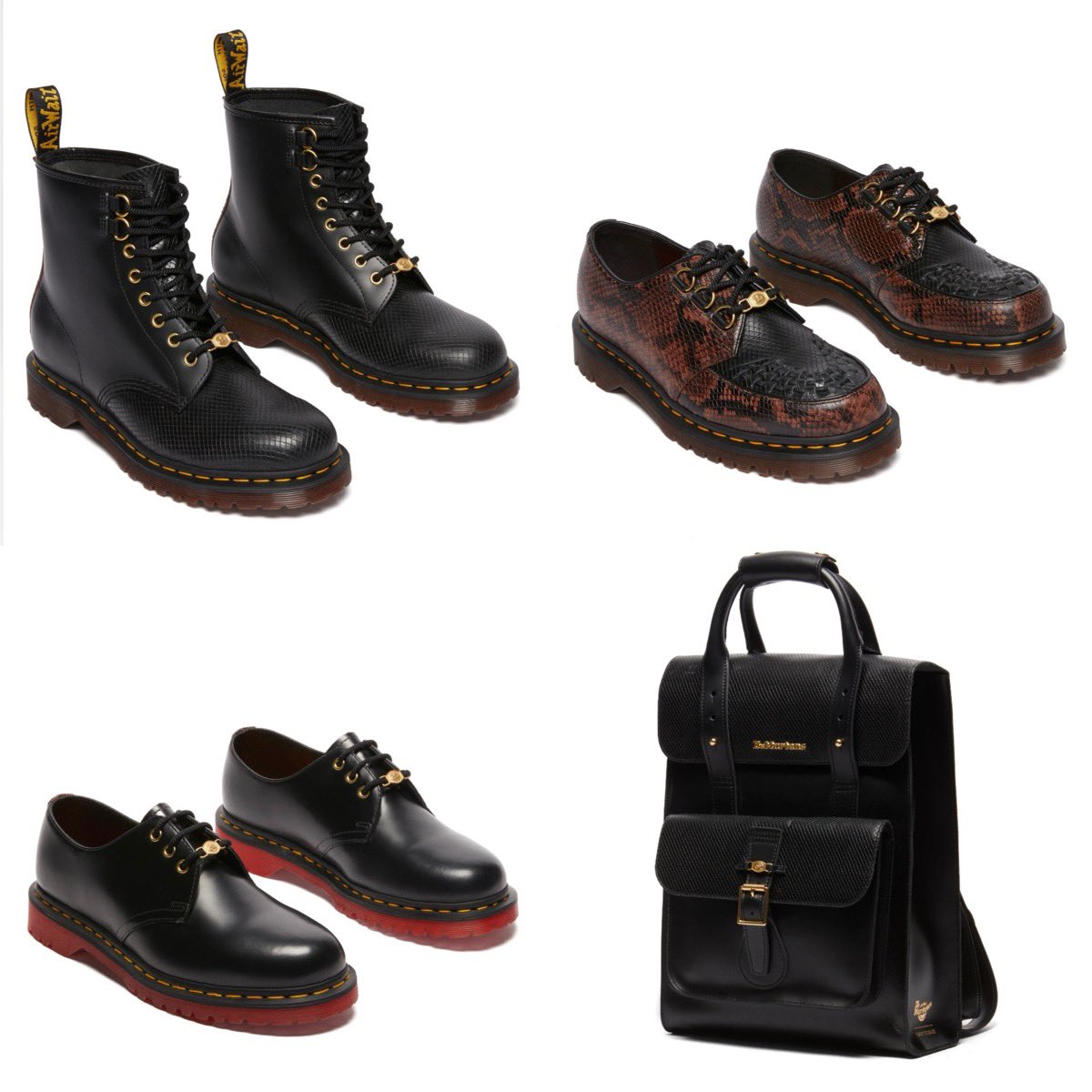 Dr.Martens 巳年を祝した“Year of the Snake Collection”が国内1月1日 
