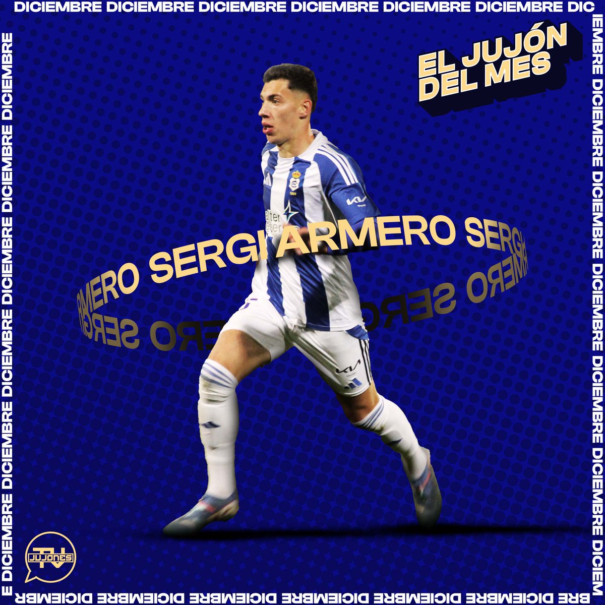 Y #ELJUJÓN del mes de DICIEMBRE es... 🥁

¡SERGI ARMERO!
En este mes, ha disputado 246 minutos y ha marcado 1 gol ante el Antequera.

¡Enhorabuena <a href="/SergiArmero/">Sergi Armero</a>!