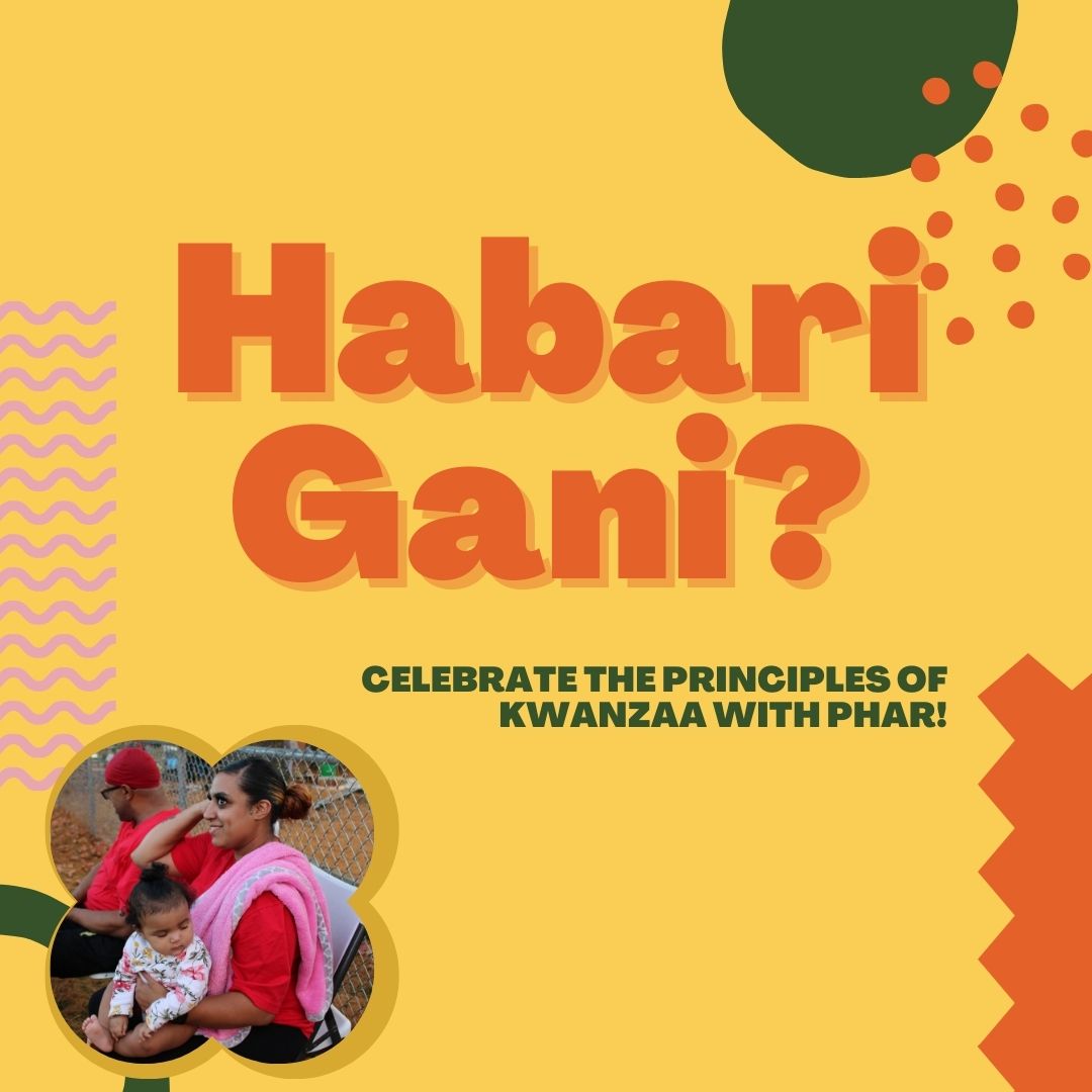Happy Kwanzaa! 🎉As we celebrate the principles of Kwanzaa over the next 7 days, we'll reflect on how these values align with PHAR's mission to educate, empower, and advocate for public housing residents. Let’s rise, speak up, and build stronger futures together! 🥳