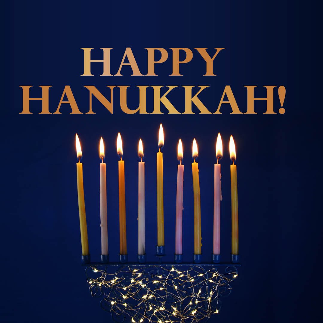 Wishing a blessed, healthy, and happy Hanukkah to all those celebrating on this first night! Chag sameach!