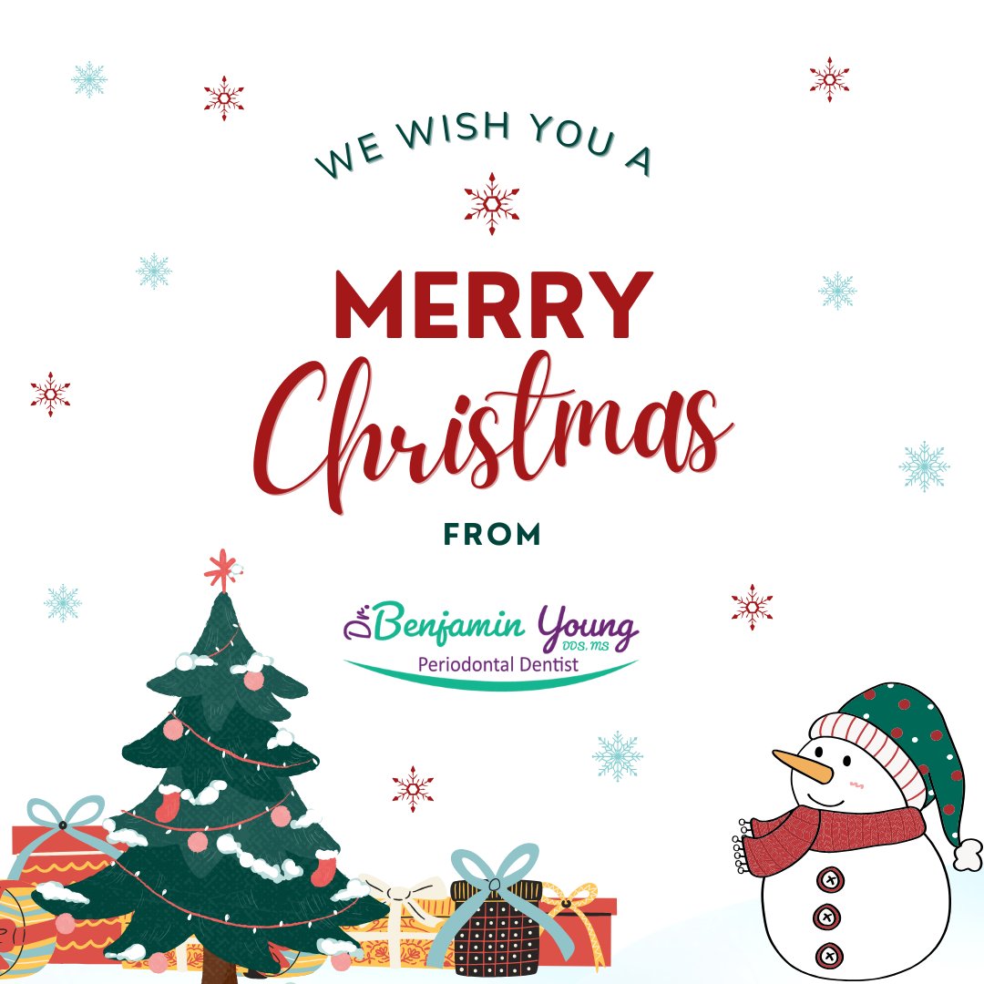 benyoungdds's tweet photo. Thank you for your continued support throughout the year. We wish you and your loved ones a holiday season filled with peace and happiness. Merry Christmas from our entire team. 🎄 https://t.co/pRnBM4tzYt
