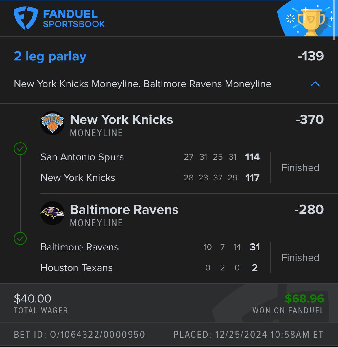 PPLocks1's tweet image. BANGGG‼️‼️

WERE UP 33U SINCE MONDAY INCLUDING 2 LIVE BETS OF +750 AND +950✅✅

TAP INTO THE DISCORD FOR DAILY PLAYS GET IN WHILE THEIR FREE💯

discord.gg/nrswz696

#nfl #PrizePicks #fanduel #Parlay #GamblingTwitter #anytimetouchdown #GamblingX #SportsGambling #bettingtips