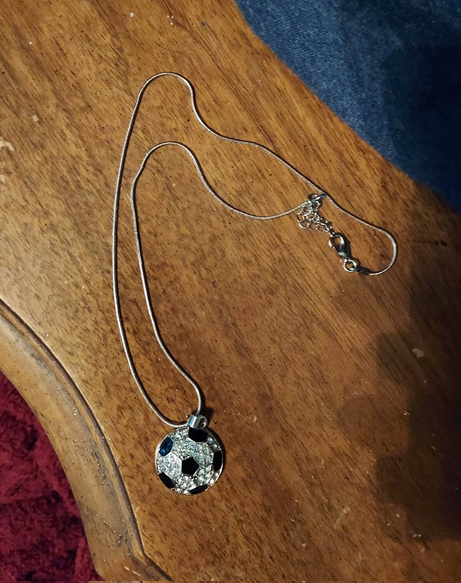"The necklace represents more than just a hobby you do. It represents your strength, to be able to do what you set your mind to. It represents your commitment to keep your body fit and active. It represents the passion you have to do what you love."
- Grandma 

#soccer #blessed