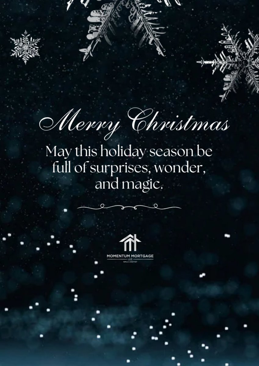 Merry Christmas from Team Momentum to all of you! Wishing you all the best this season and always! ❄️🗝️

#happyholidays #merrychristmas #holiday #brittneymlo #brittthebroker #mortgage #mortgagebroker #xmas #merryxmas #thankful
