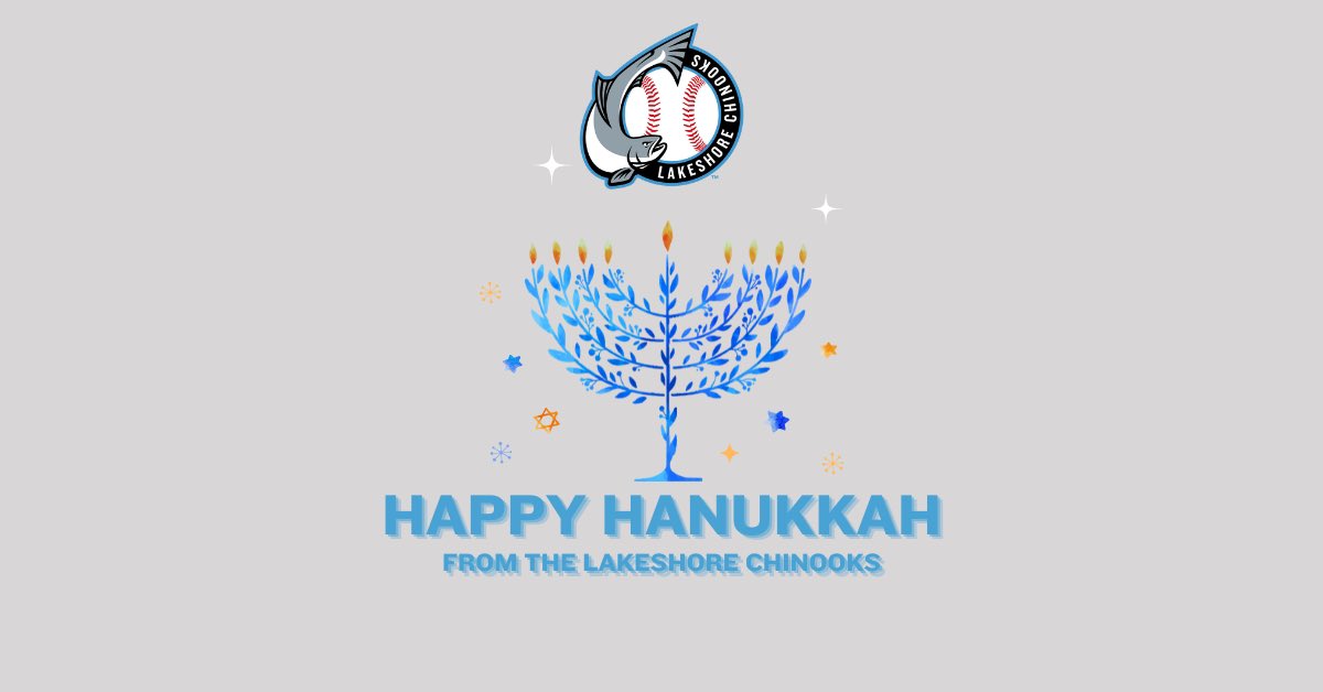 LS_Chinooks's tweet image. Happy Hanukkah from the Lakeshore Chinooks! 💙🕎