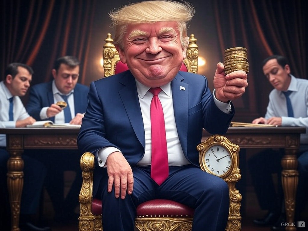 Rurihu57's tweet image. &quot;Breaking News 🚨: TrumpKingCoin (TKC) is officially faster than the US election results! 🗳️💰 While others are still counting ballots, we&apos;re already counting gains. 👑 Ready to rule the crypto world?

#TrumpKingCoin #CryptoWithHumor #TKC #MakeCryptoGreatAgain #Trump