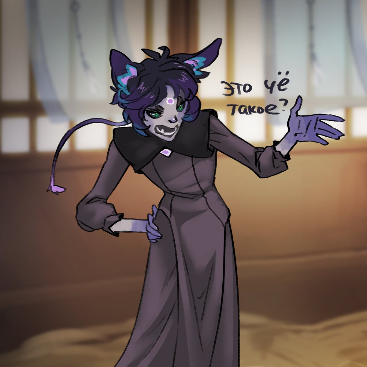 Do not want to post shitton of commissions so here, have Baihe being himself