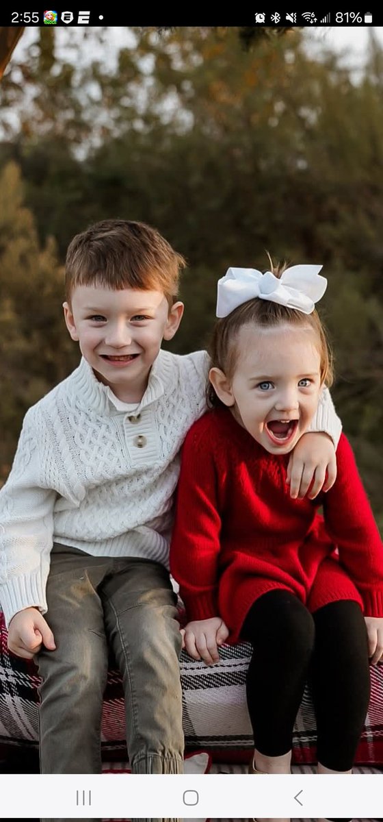 Merry Christmas from my two favorite lil ones!!
