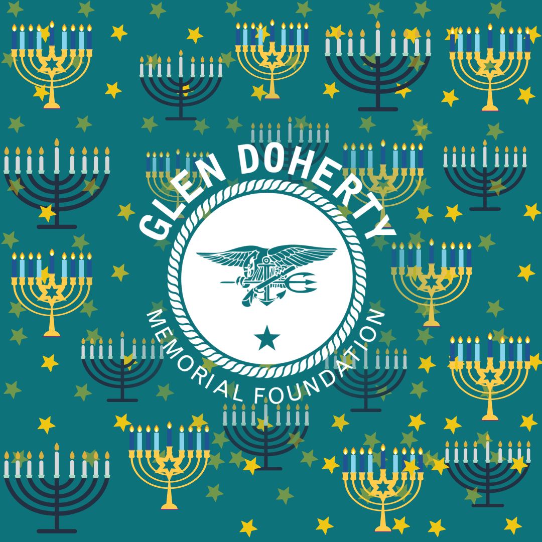 GDMFtweet's tweet image. A little light goes a long way and a candle of goodness can serve as a beacon of hope for those navigating dark passages of their lives.

Happy Hanukkah 

#GDMF #GDMFFamily #WWGD #GlenWouldGo #SpecialOps #GlenDohertyMemorialFoundation #NavySEAL #GDMFScholars #Hanukkah