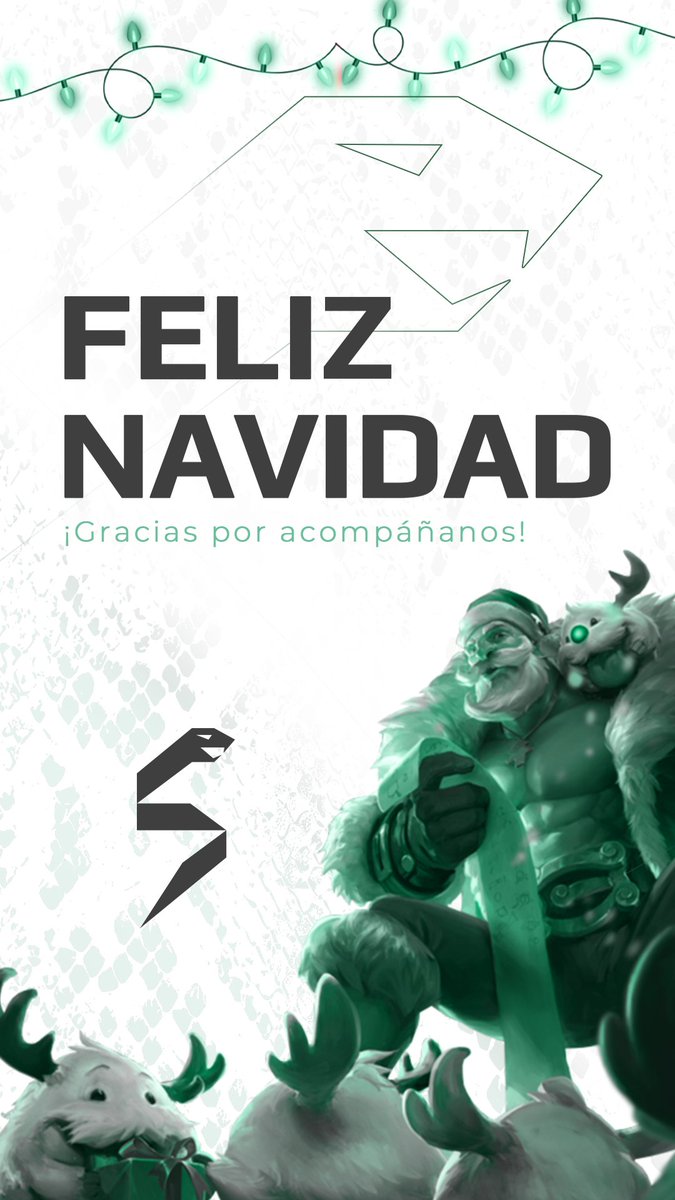 🎄Feliz navidad y prospero año nuevo para todas nuestras serpientes fanáticas!