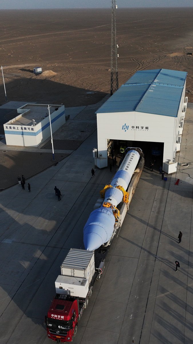 shahcyrux's tweet photo. CAS Space bereitet sich auf seinen letzten Raketenstart im Jahr 2024 vor. Der Start der Kinetica-1 Y6 ist für den 27. Dezember geplant.

#CASSpace #Kinetica1 #China 📷CAS Space https://t.co/SerOLBTxqO