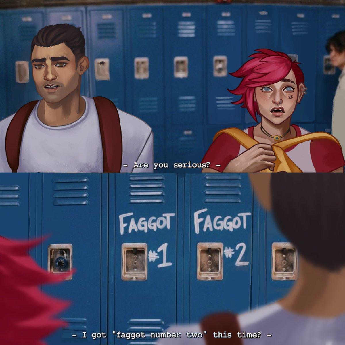 noxdrawing's tweet image. #ARCANE x bottoms came to me in a dream