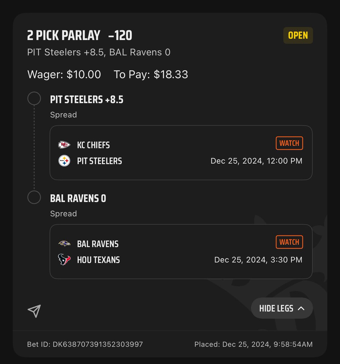 imopbarbie's tweet photo. One TD away from a nice win #Slipsmas @DKSportsbook https://t.co/IhNOAtTXQH
