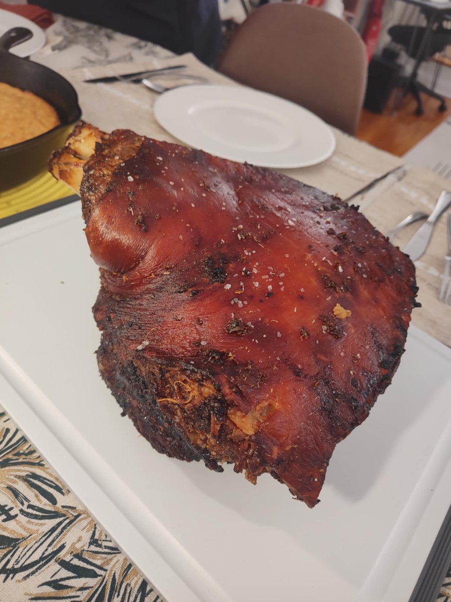 NomadicScience's tweet image. The last really good cut of meat that hasn't been "discovered" by most people and made much more expensive (like beef cheek or oxtail) has to be a pork picnic roast
