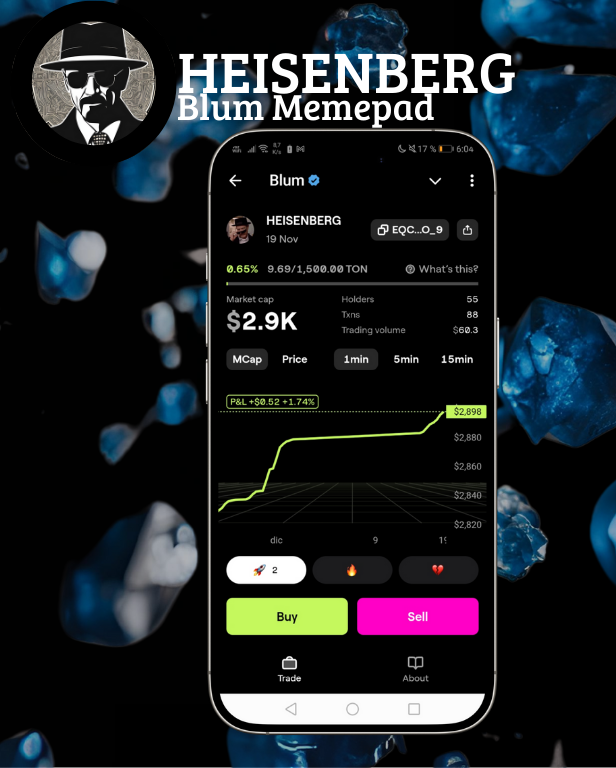 HEISENBERG2872's tweet photo. 0.65% achieved. Goal: 1500 tons. New updates coming soon.
#HEISENBERG #DARK #USACH #VILARSO #TVM #UWU #OKO #DRAGO #TETRIX #MKAT #Blum #CryptoCommunity #SPX6900 #MOODENG $ACT #CHILLGUY https://t.co/CbO5j2jrPg