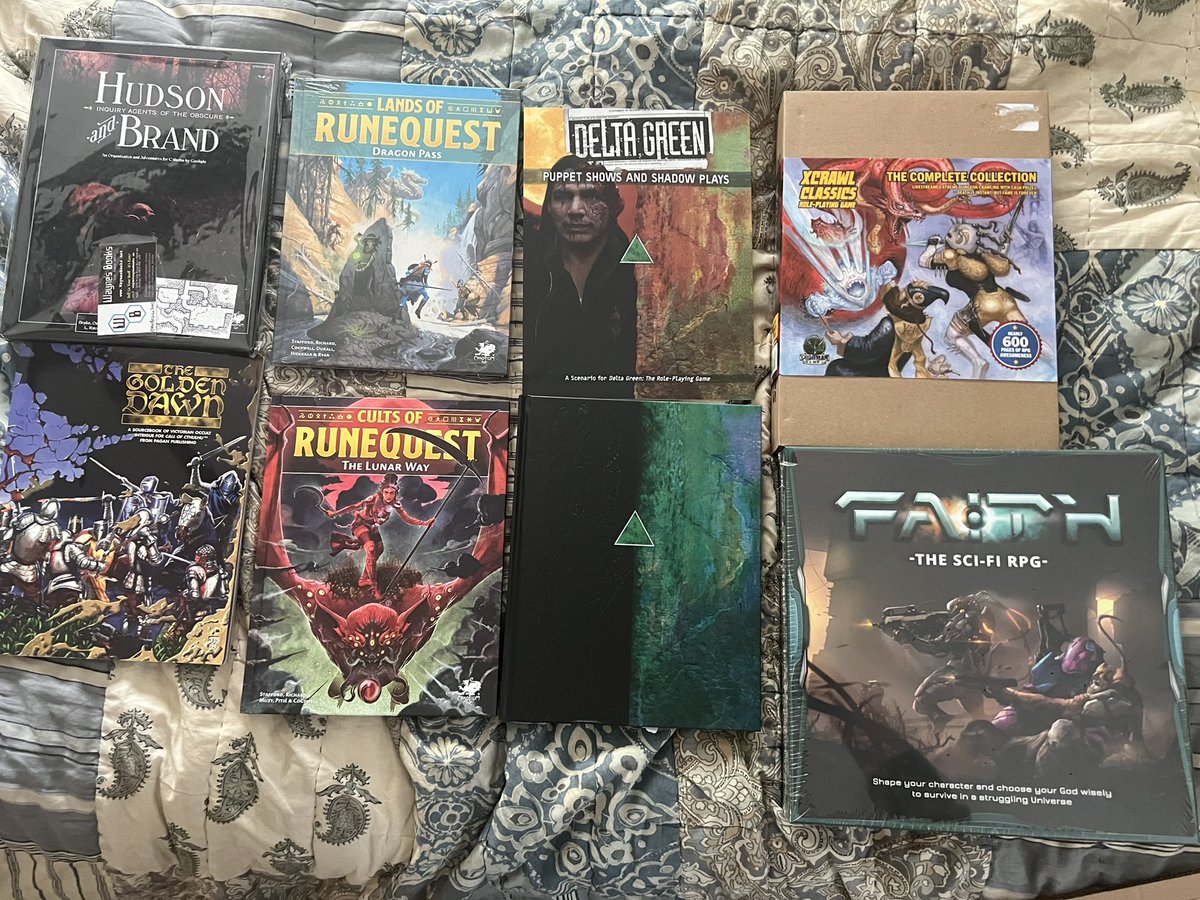 Orcusdorkus | Unprofessional Unboxer π€π»π
(@hailorcusdorkus) on Twitter photo Not a a bad TTRPG haul for Christmas. I am very good with buying gifts for myself for my wife to give to me. π
A big thank you to <a href="/RlyehReviews/">Reviews From R'lyeh. π</a> for Faith and <a href="/Waynes_Books/">Wayne's Books</a> for the quick shipping. πWhat did you all get this season? Not a a bad TTRPG haul for Christmas. I am very good with buying gifts for myself for my wife to give to me. π
A big thank you to <a href="/RlyehReviews/">Reviews From R'lyeh. π</a> for Faith and <a href="/Waynes_Books/">Wayne's Books</a> for the quick shipping. πWhat did you all get this season?
