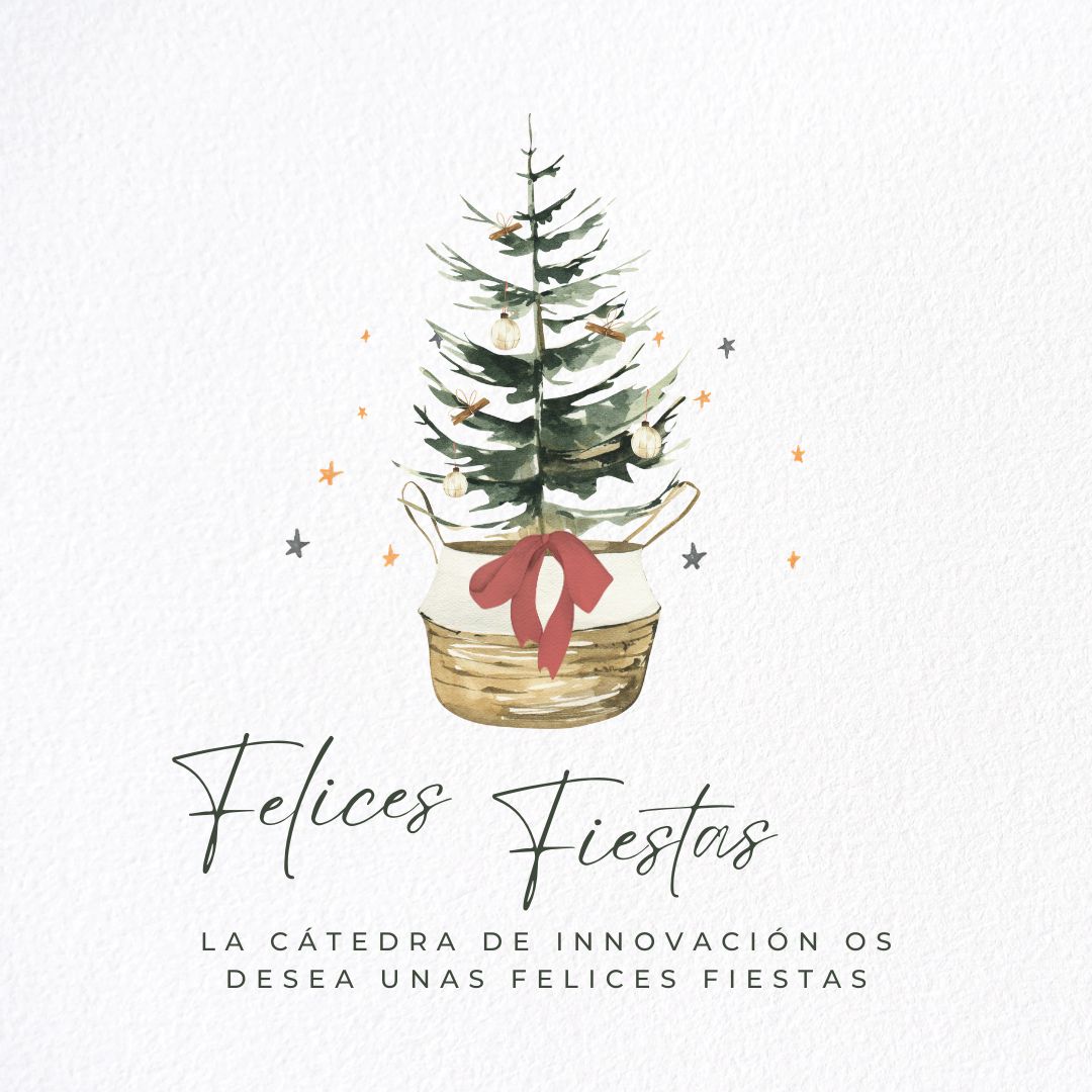 Desde la Cátedra de Innovación os deseamos unas Felices Fiestas! ¡Que las disfrutéis con todos los vuestros! Os esperamos con fuerzas renovadas después de las vacaciones.