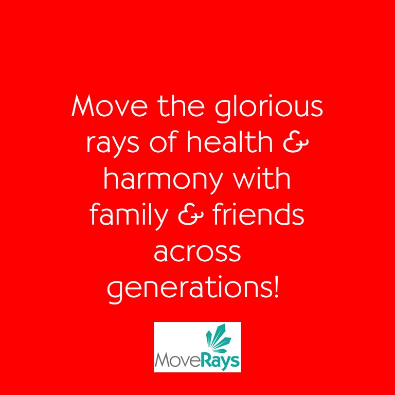 MoveRays's tweet photo. Move with Generations!
Move the glorious rays of health and harmony with family and friends across generations! 
#MoveRays 
#Happiness
#Exercise https://t.co/1IzkhKVVlN