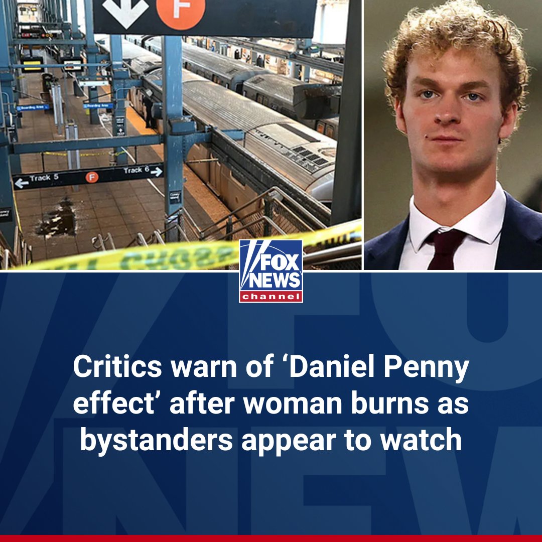 FoxNews's tweet image. SUBWAY TERROR: Despite the Marine veteran being found not guilty in the death of Jordan Neely, Guardian Angels founder Curtis Sliwa says bystanders doing nothing as an innocent woman burned to her death shows “people just don’t want to get involved.” trib.al/gyCe4Fb