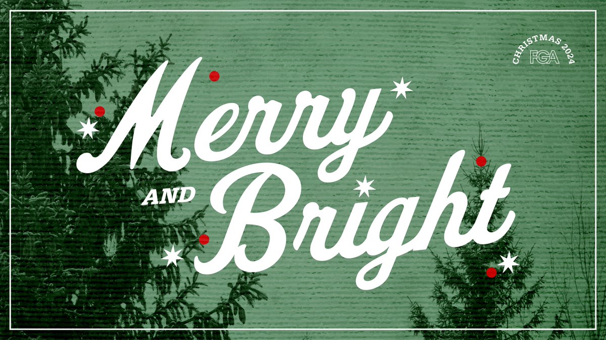 Merry Christmas from all of us at FGA! 🎄