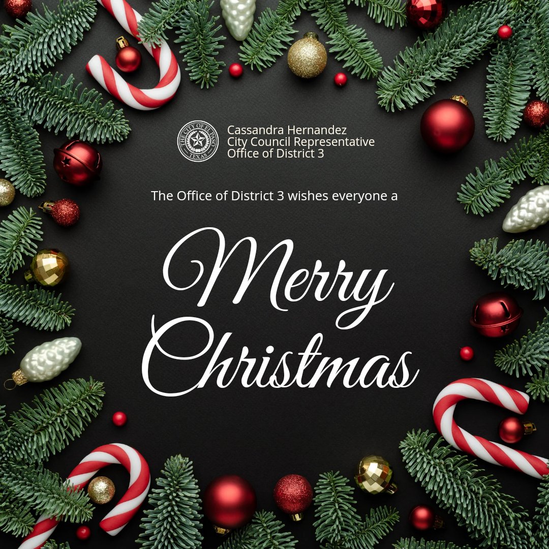The Office of District 3 wishes everyone a Merry Christmas🎄