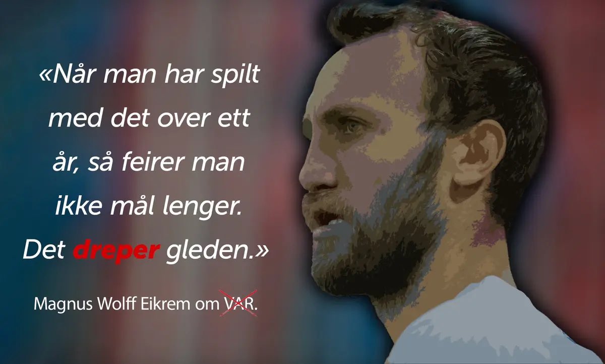 Molde-Twitter: støtt Eikrem frå tribuna og støtt han på årsmøtet. 

Møt opp 8. januar og stem mot VAR!