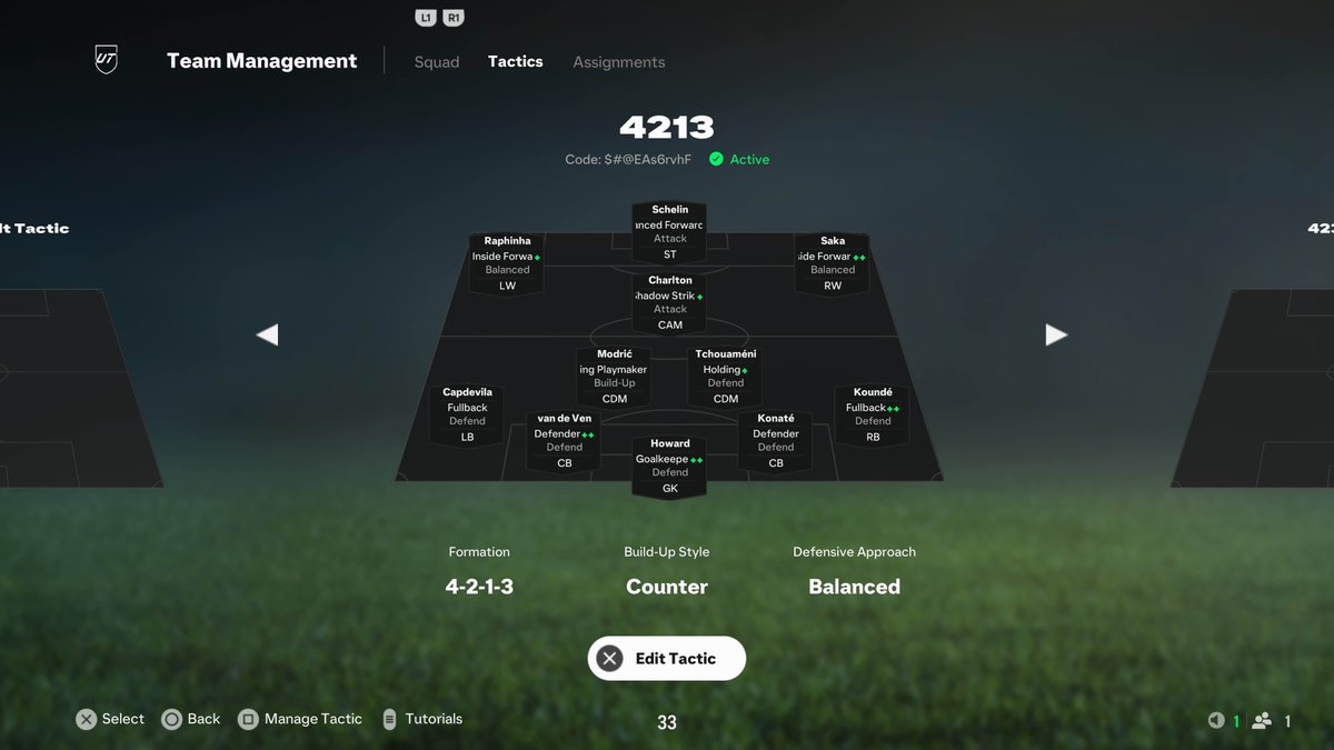 Rickth21's tweet image. I&apos;d been struggling to score in games recently until I tried these tactics (4213) 

Code -&amp;gt; $#@EAs6rvhF