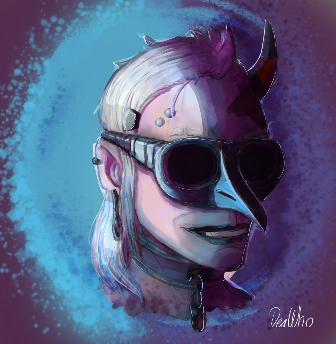 #OC #krita #digitalart #XPPen 

Should I change my pfp to this or keep the cartoony one?