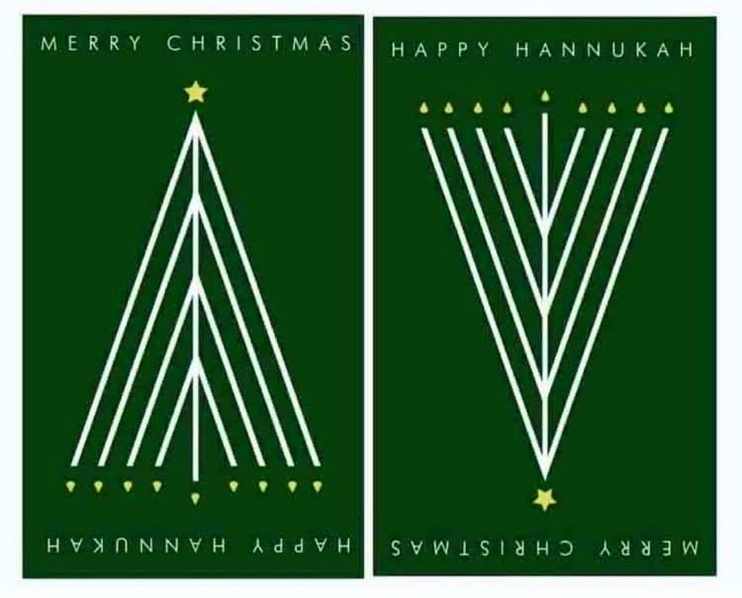 Merry Christmas  &amp; Happy Hanukkah!  May the season be filled with love, joy, blessings, and a deeper connection to God. Feeling grateful to our Lord for all that I have and for all that is to come!