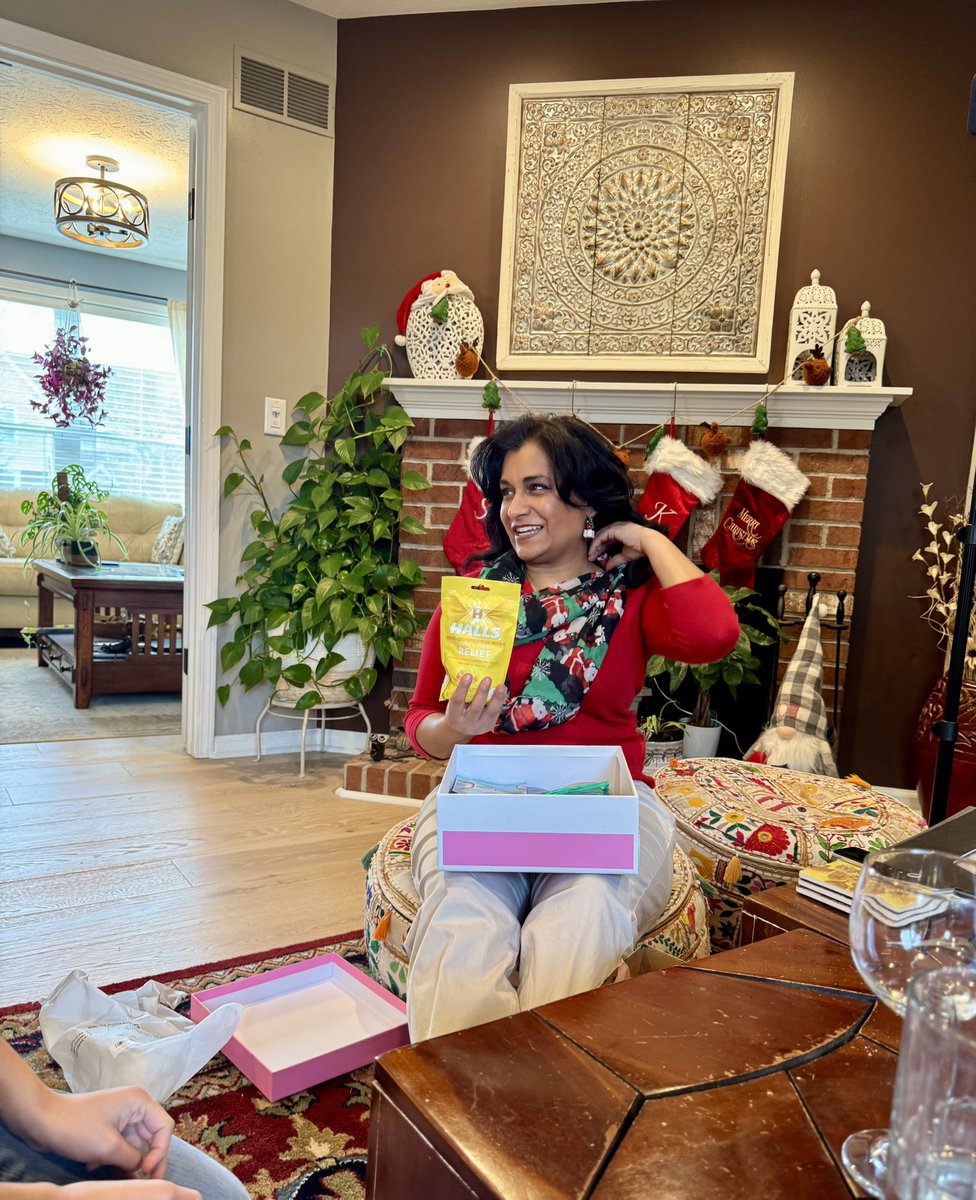 Dr. Seema Mattoo (@mattoolab) on Twitter photo Merry Christmas! I ended the work year fighting a bad cold, w/ a cough that lingered on forever… so much so that my family gave me the gift of lozenges this Xmas 🤣
Gives a whole new meaning to Deck the “Halls”!
Wishing you happy holidays & good health!
<a href="/LifeAtPurdue/">Purdue University</a> Merry Christmas! I ended the work year fighting a bad cold, w/ a cough that lingered on forever… so much so that my family gave me the gift of lozenges this Xmas 🤣
Gives a whole new meaning to Deck the “Halls”!
Wishing you happy holidays & good health!
<a href="/LifeAtPurdue/">Purdue University</a>